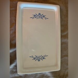 ***SOLD***VTG Corning Ware “Blue Cornflower Bake Broil Pan” P-35-B